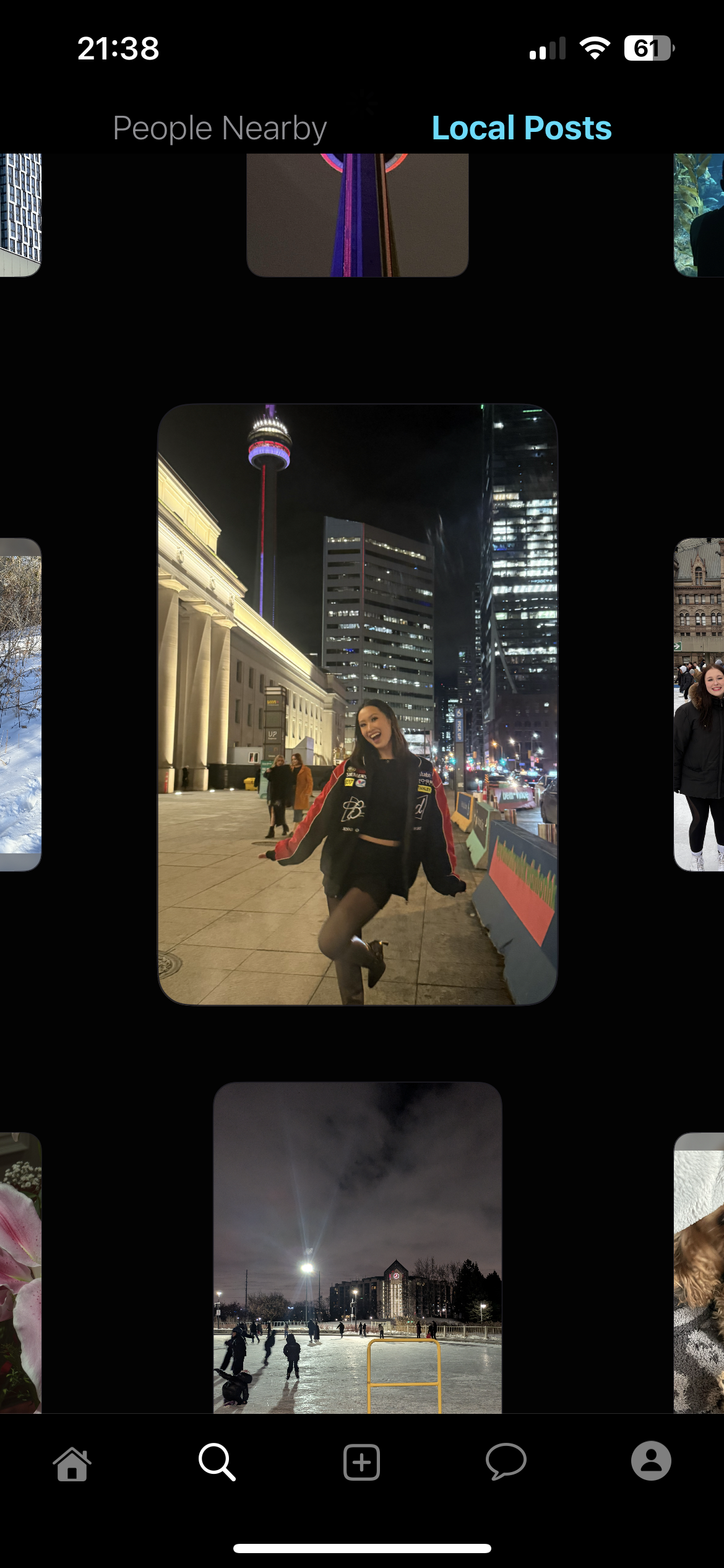 TheLetsGoApp — Explore screen